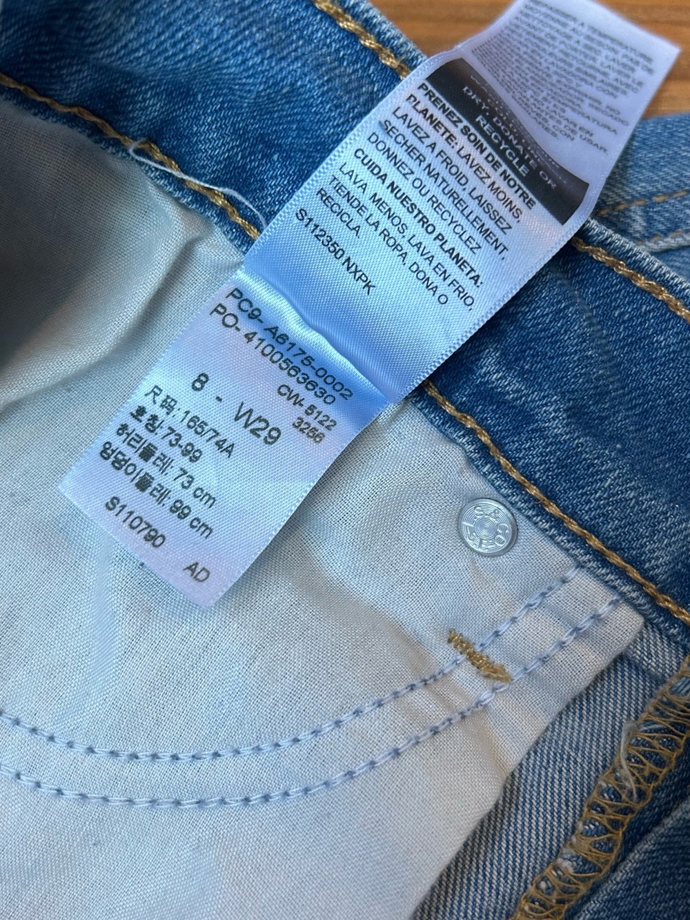 Signature by Levi Strauss Light Blue Wide-Leg Jeans - Picture 3 of 6